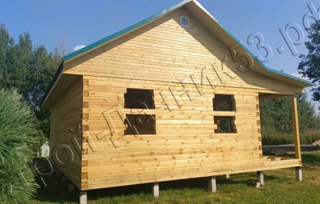 4 Брусовой дом 9х8 м, 72 М², Новгородская область, Старорусский район, деревня Ретле (6)